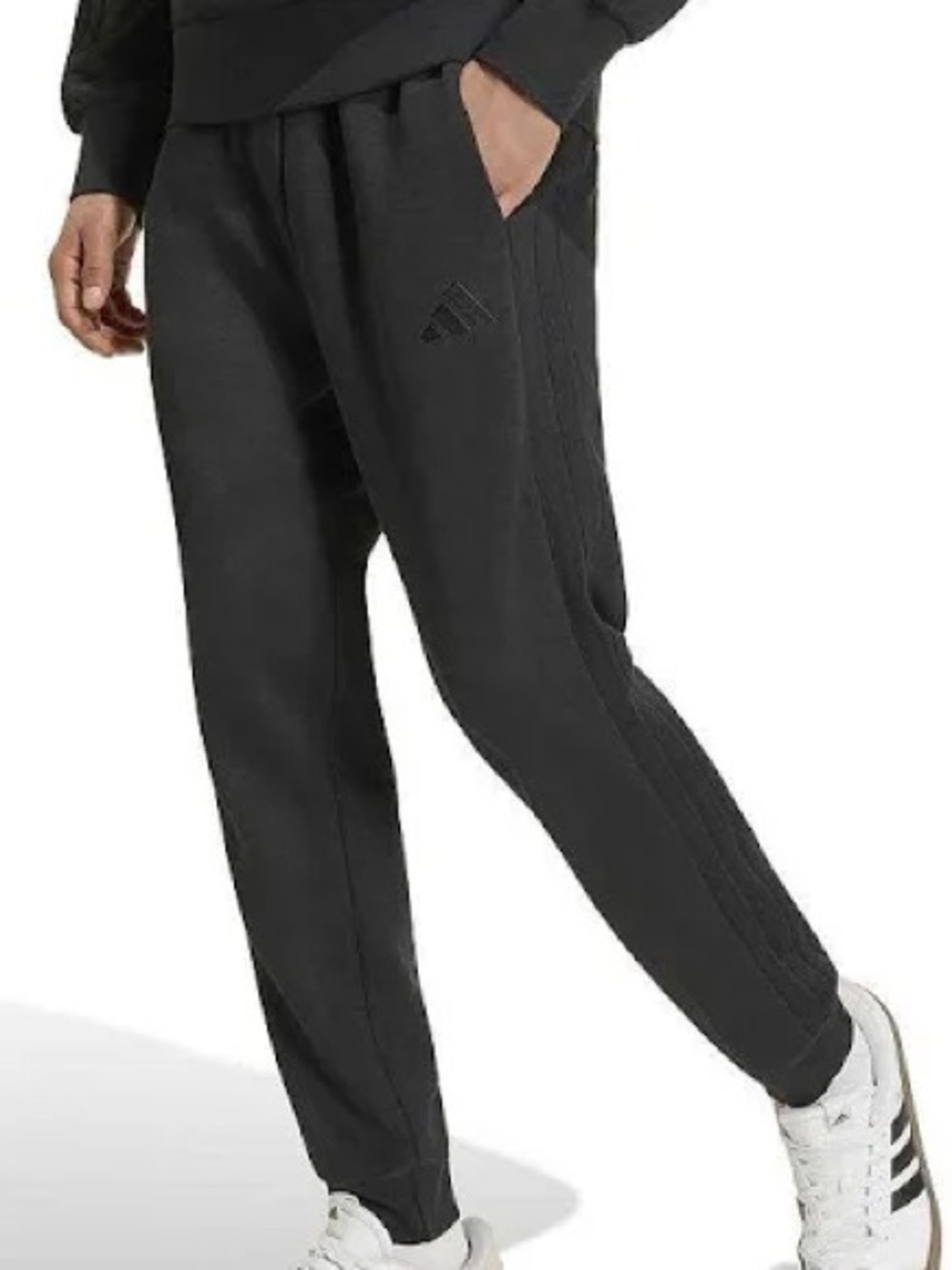 adidas Black Slim-Fit Athletic Joggers